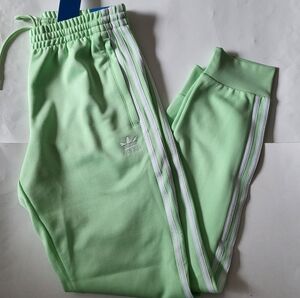 Adidas Originals Mens Superstar Track pants Size M 2XL trefoil Logo Green